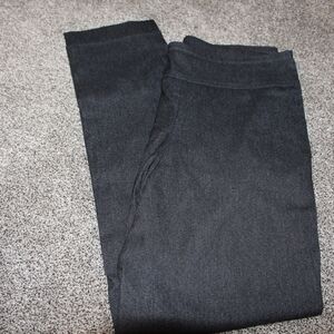 Charcoal Gray Dress Pants with Straight Leg Design